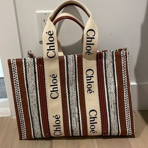 Chloe woody tote